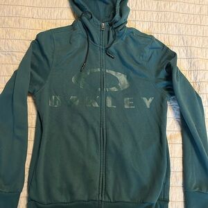 Oakley Teal Full-Zip Hoodie
